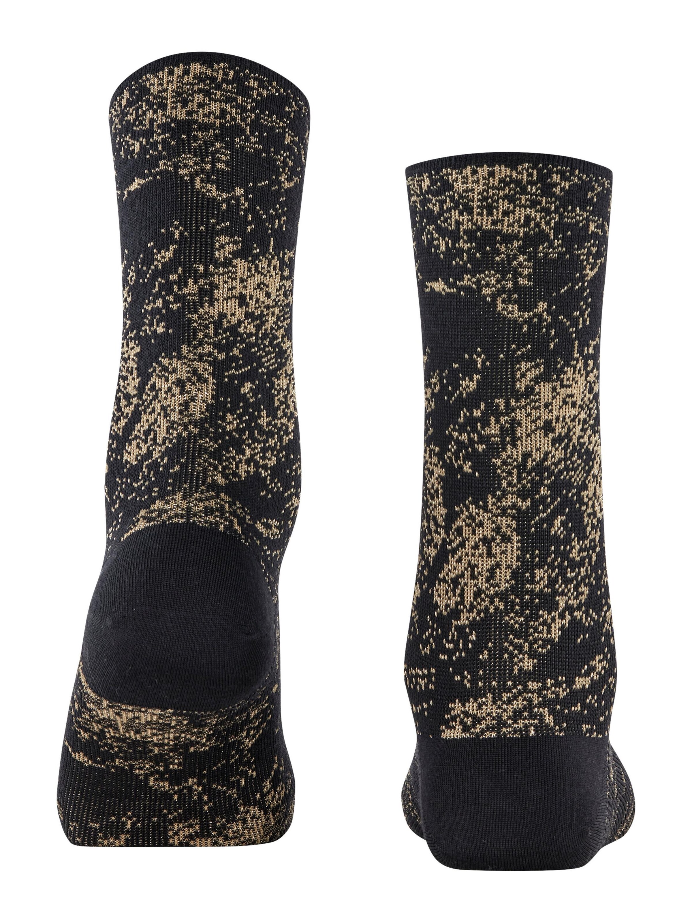 FALKE Socks 'Sparkle Dust' in Black