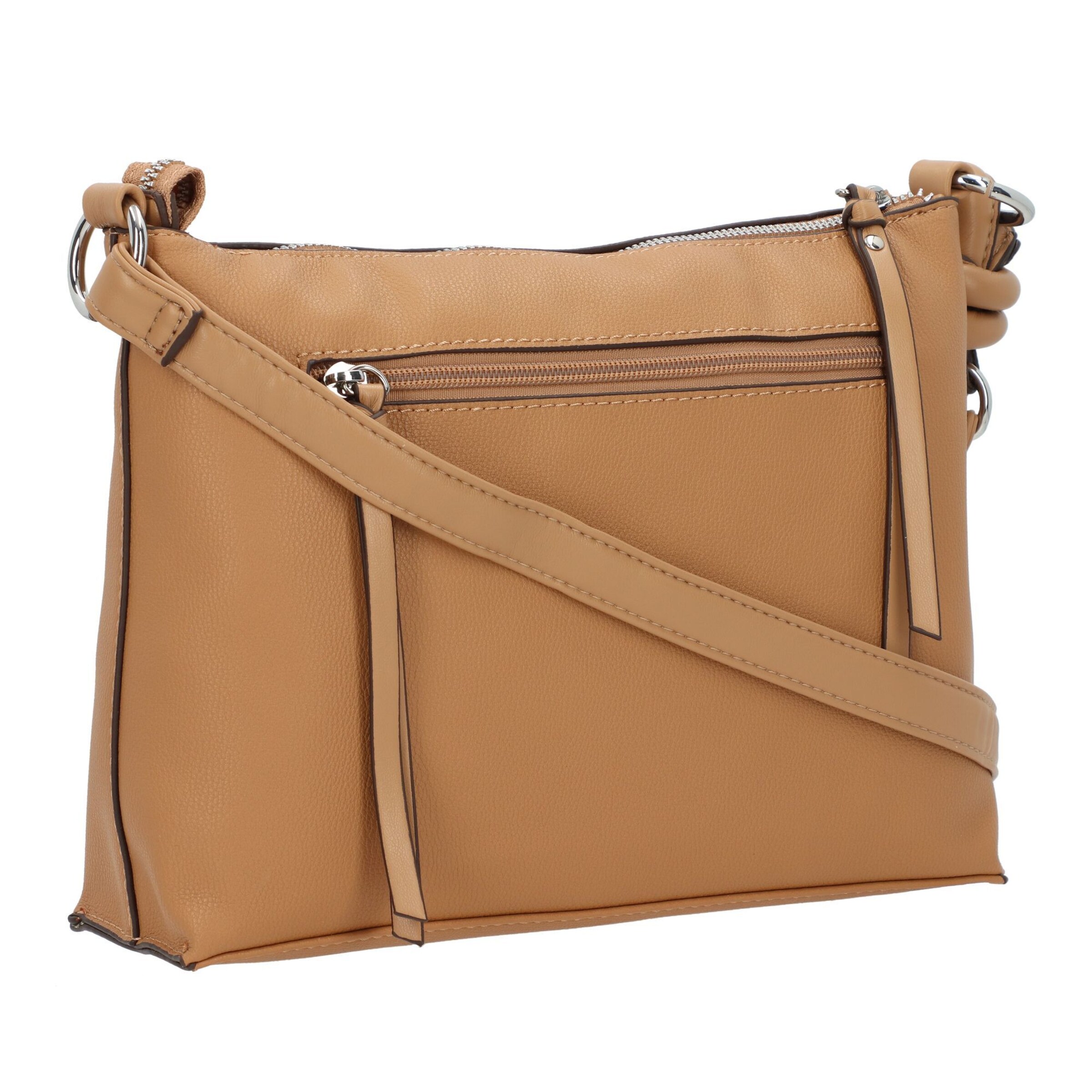 TOM TAILOR Crossbody bag 'Hannah' in Brown