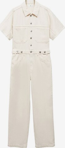 MANGO Jumpsuit 'CESCA' in Weiß: predná strana