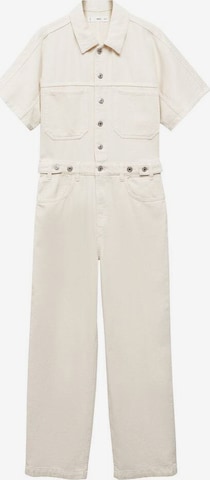 MANGO Jumpsuit 'CESCA' in White: front