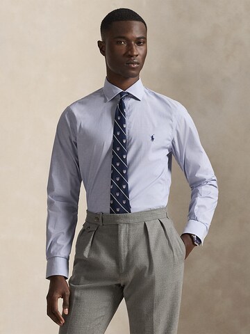 Polo Ralph Lauren Slim Fit Skjorte i blå: forside