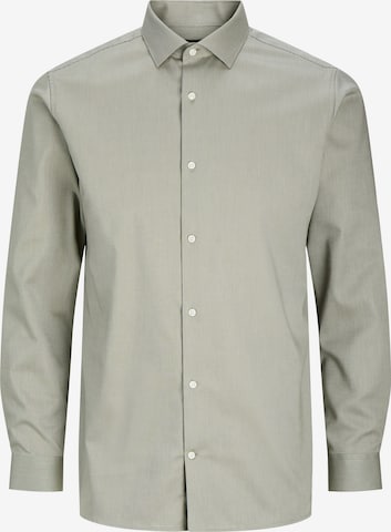 JACK & JONES - Ajuste estrecho Camisa 'JPRBLAPARKER' en verde: frente
