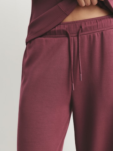 Pull&Bear Loosefit Kalhoty – fialová