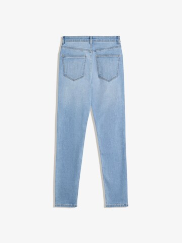Bershka Skinny Jeansy w kolorze niebieski
