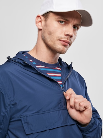 Urban Classics Between-Season Jacket in Blue