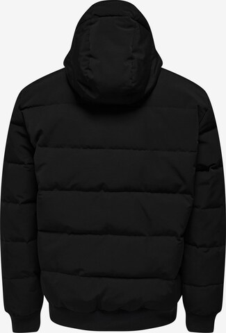 Only & Sons Between-Season Jacket 'CAIN' in Black