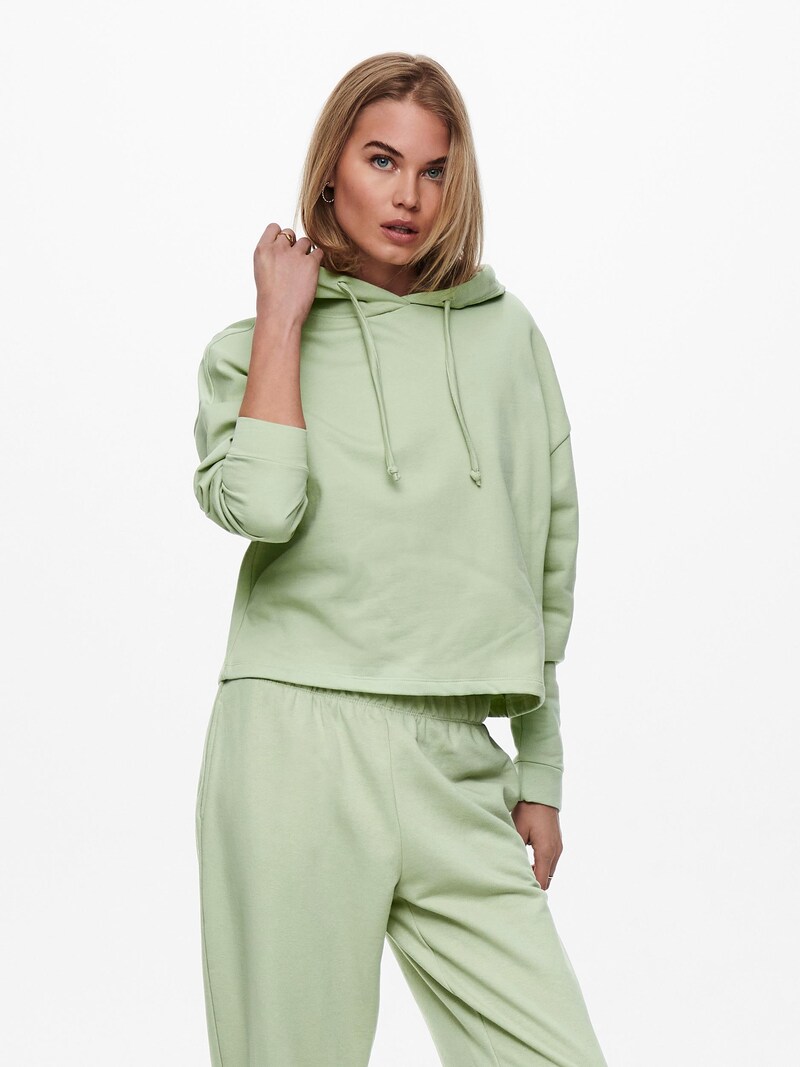 Women Clothing ONLY Hoodies Pastel Green