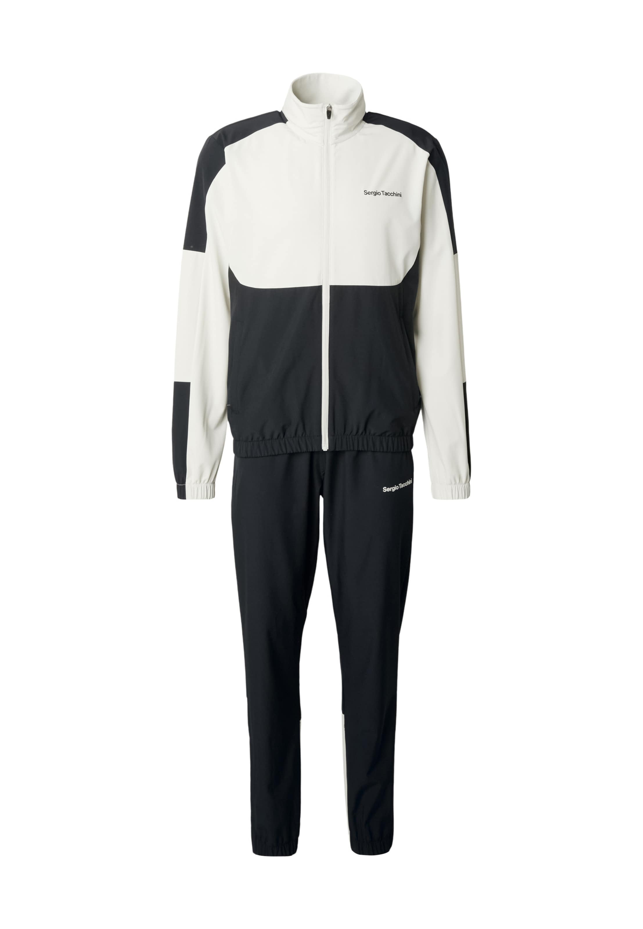 Sergio Tacchini Tracksuit 'Arcata' in Black / White, Item view