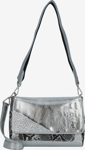 Desigual Schultertasche in Silber: predná strana