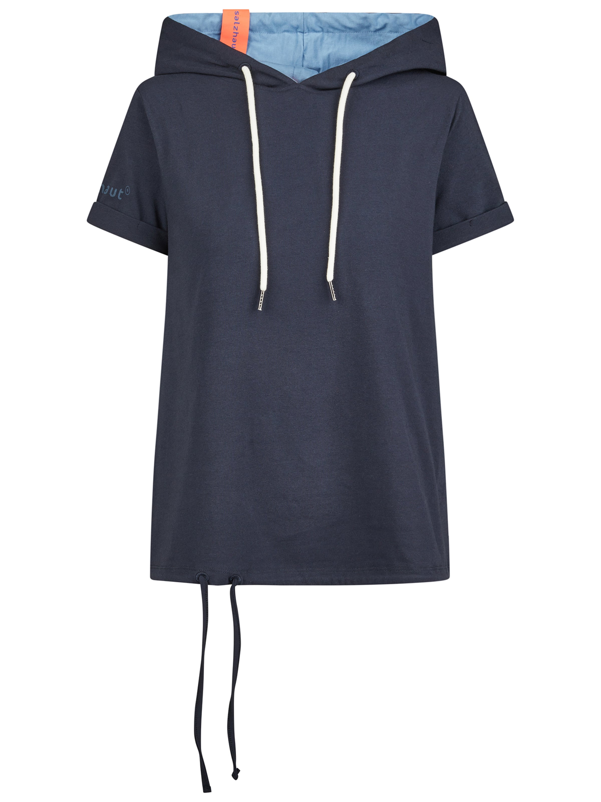 salzhaut Shirt 'Utflog' in Blau: Vorderseite