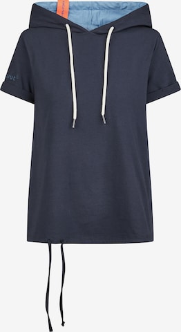 salzhaut Shirt 'Utflog' in Blau: Vorderseite