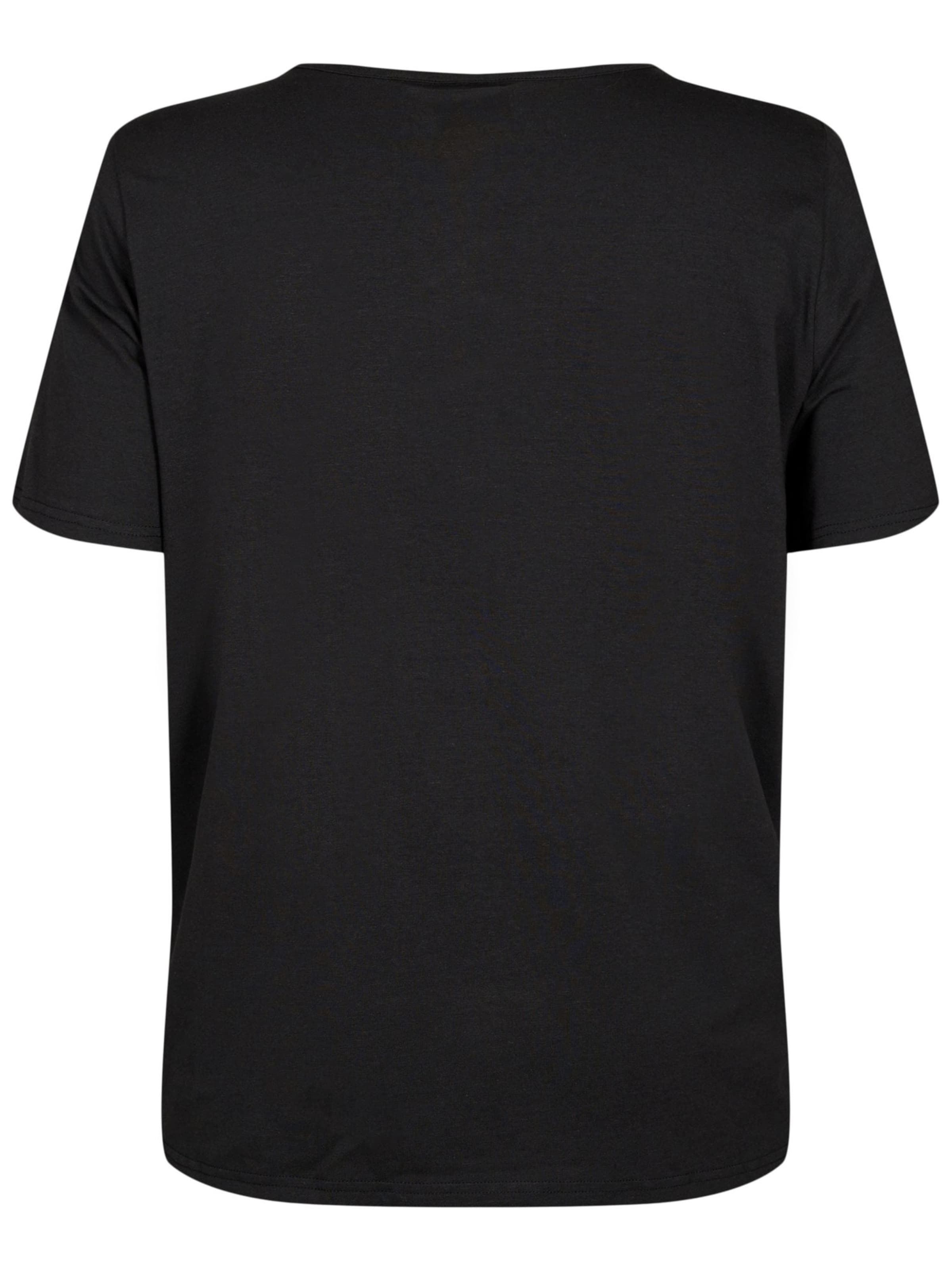 Maglietta 'ERILEY' di Zizzi in nero