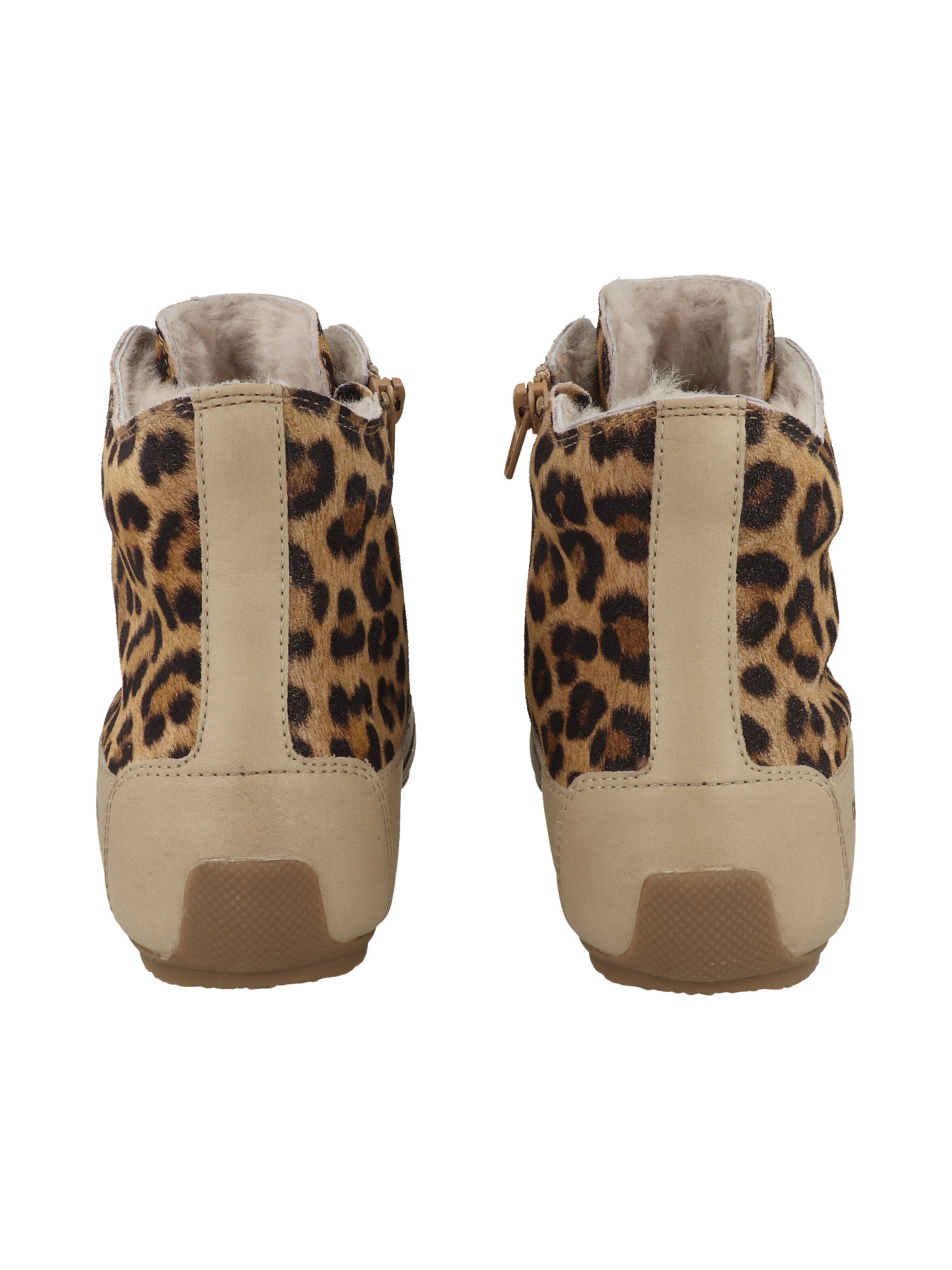 Baskets hautes 'Plus Fur' Candice Cooper en beige