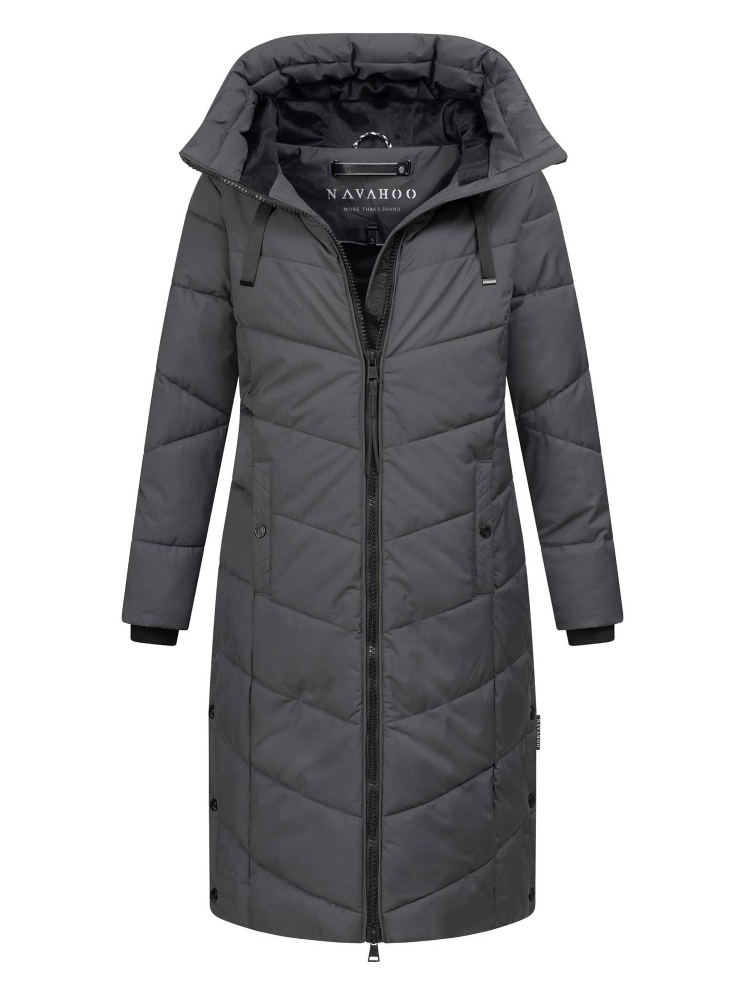 NAVAHOO Wintermantel ' ' in Grijs: voorkant