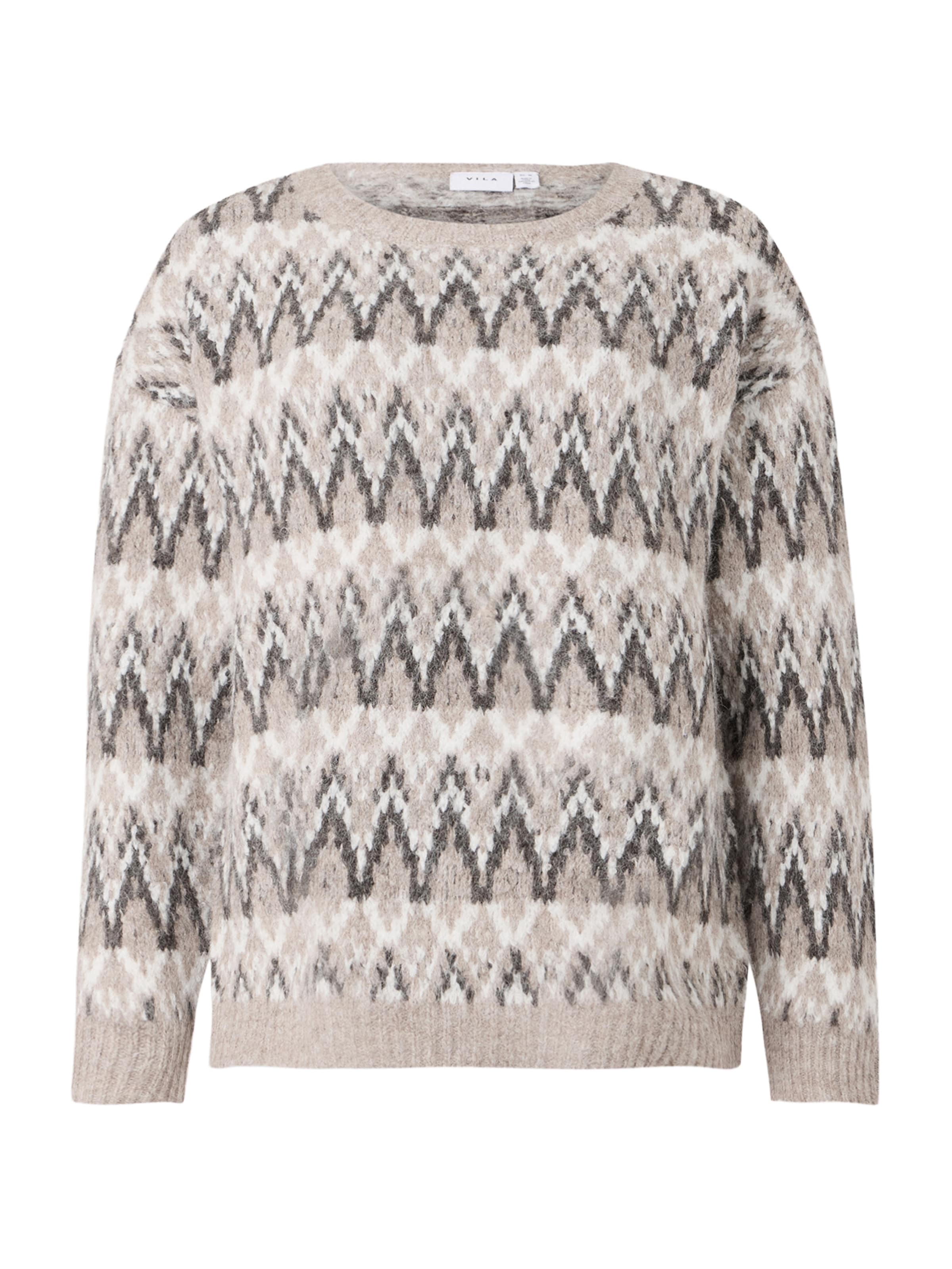 VILA Trui 'VIMARGI' in Beige: voorkant