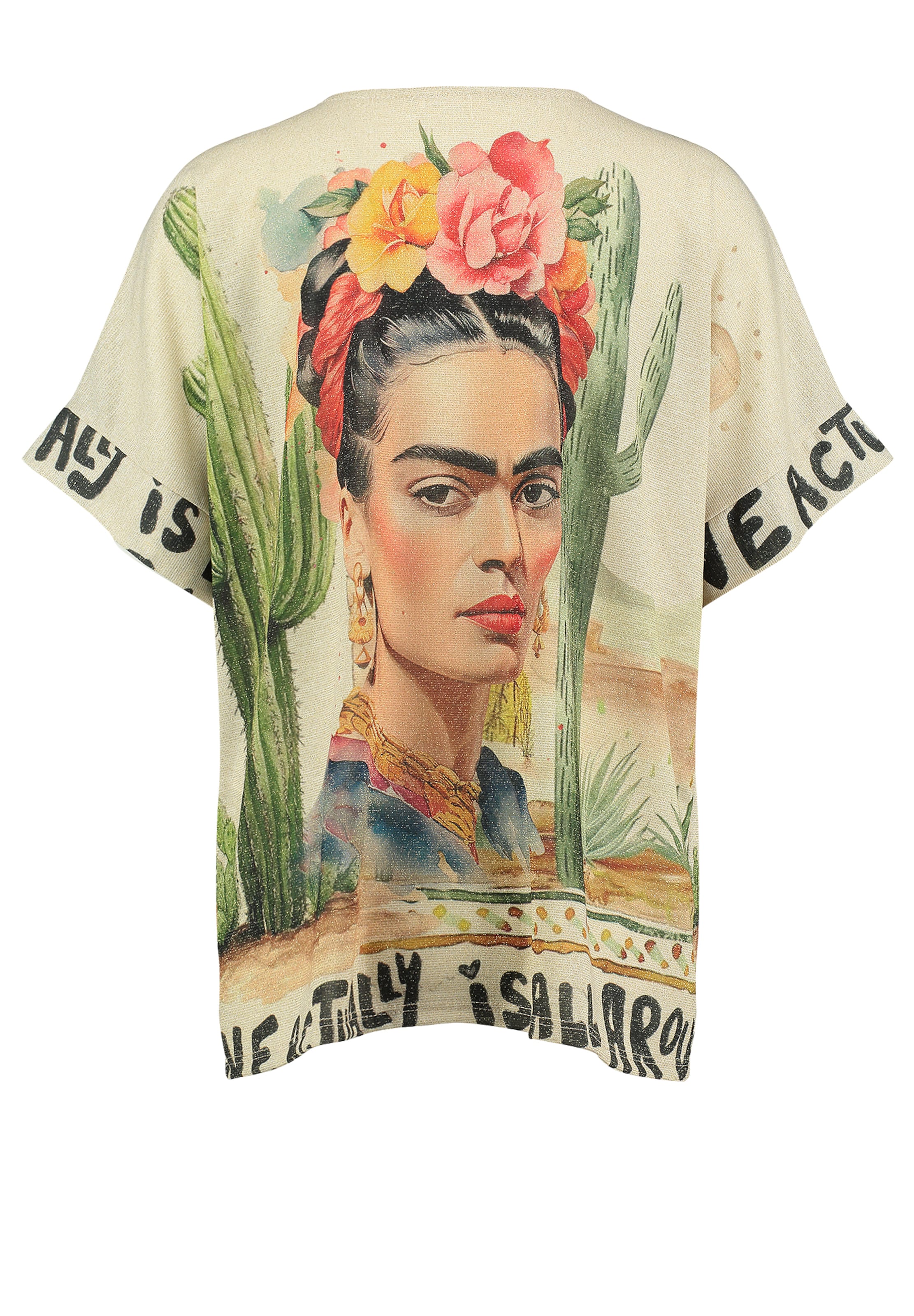 Key Largo T-shirt 'Cactus' i beige