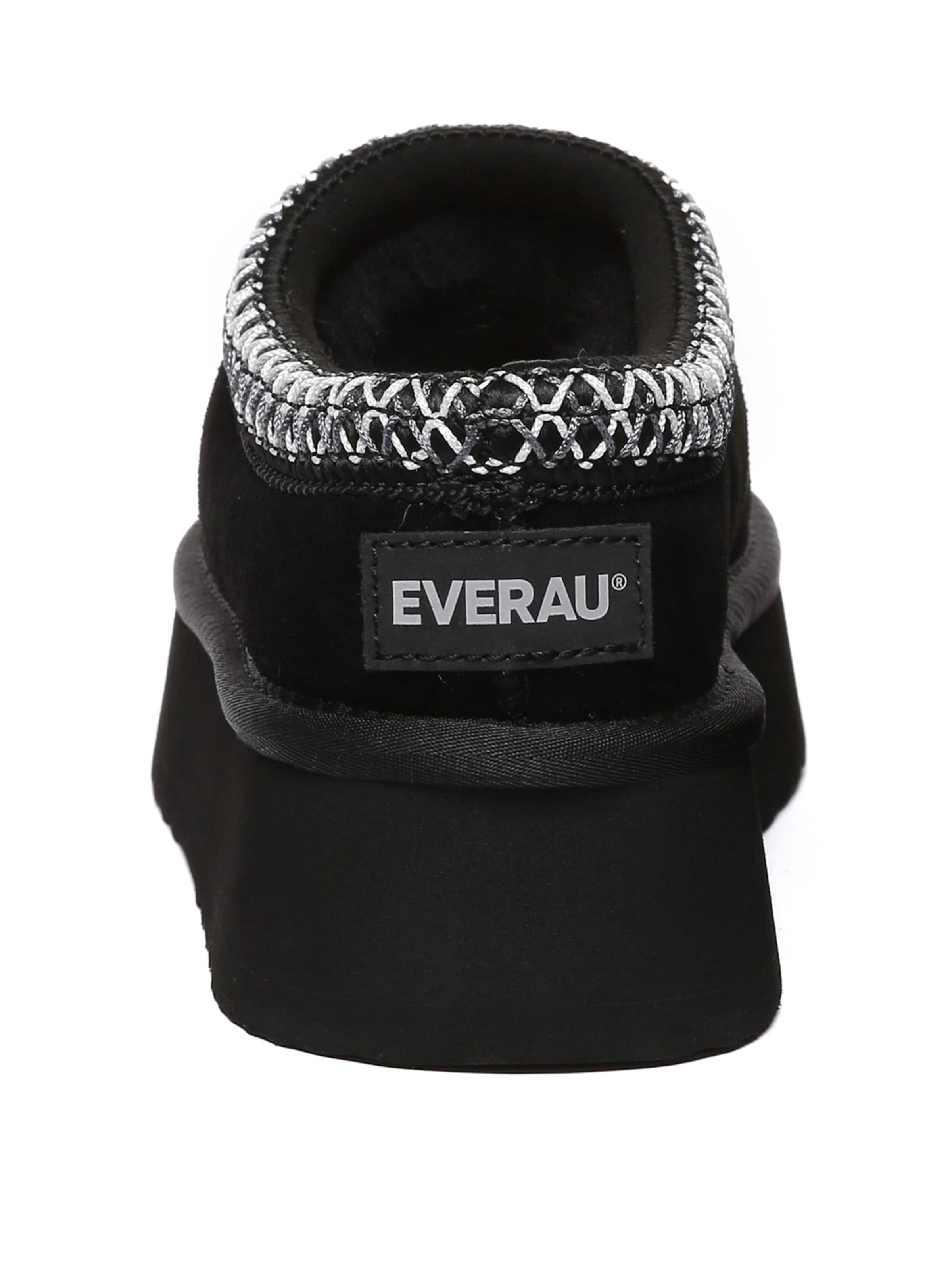 Everau Huisschoenen 'Wonga' in Zwart