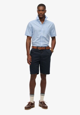Fit confort Chemise 'City' Superdry en bleu