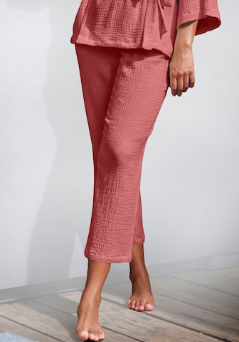 Pantaloncini da pigiama di s.Oliver in rosso: frontale