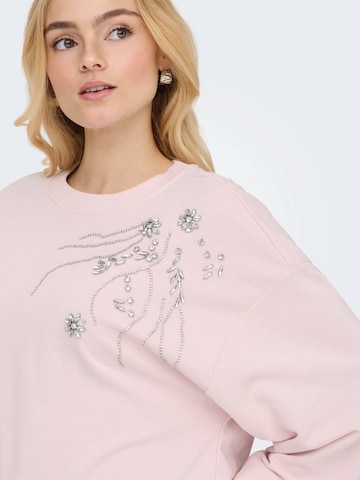 ONLY Mikina 'ONLCamela Brooke' - Ružová