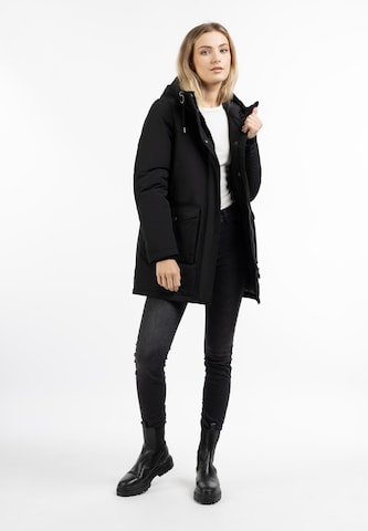 DreiMaster Vintage Winter coat in Black