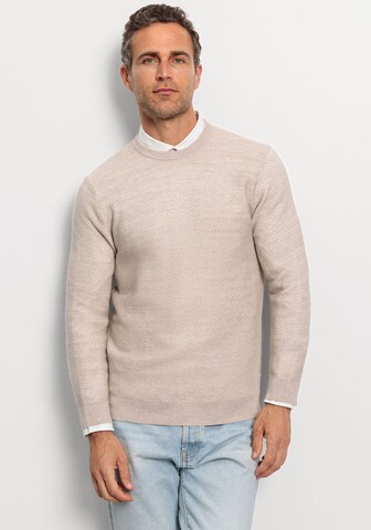 OLYMP Pullover in Beige: Vorderseite