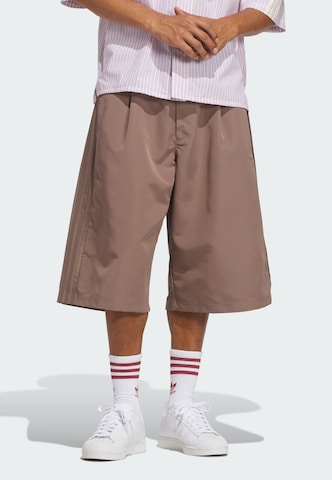 ADIDAS ORIGINALS Wide leg Byxa i brun: framsida