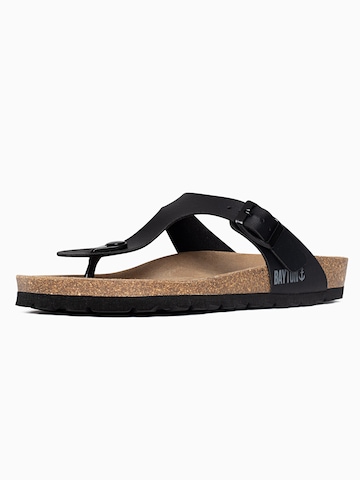 Bayton T-Bar Sandals 'Mercure' in Black