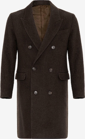 Antioch Ανοιξιάτικο και φθινοπωρινό παλτό σε καφέ: μπροστά