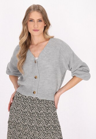 Cardigan DreiMaster Vintage en gris : devant