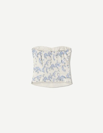 Bershka Top in Blauw