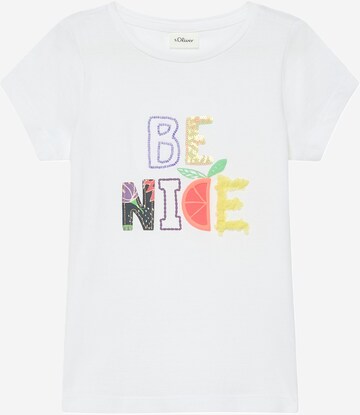 s.Oliver Shirt in White: front