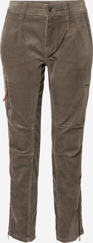 MAC Slim fit Trousers 'Rich' in Green: front