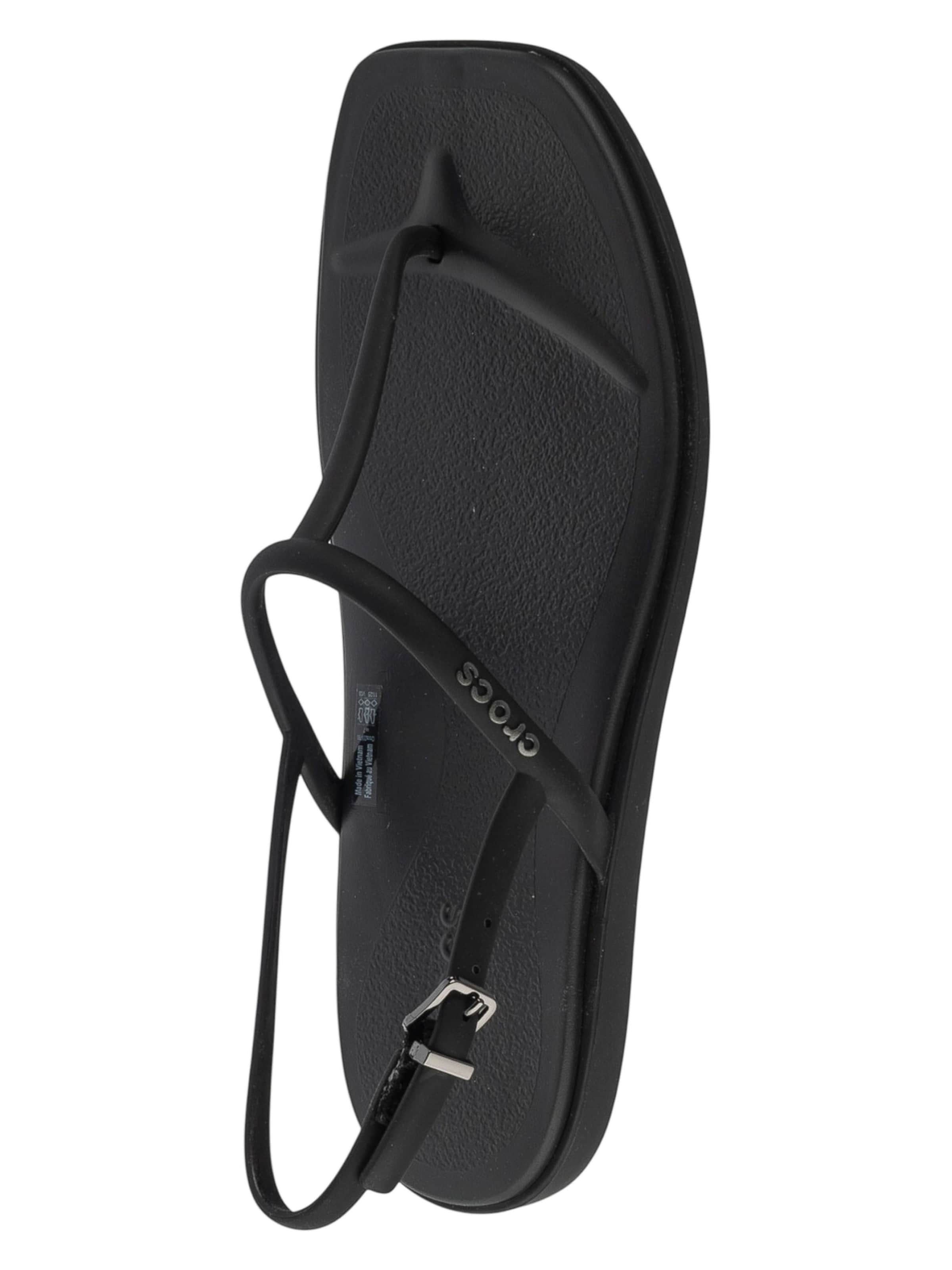 Crocs Zehentrenner 'Miami Thong Flip'‌‌‌‌‌‌ in Schwarz