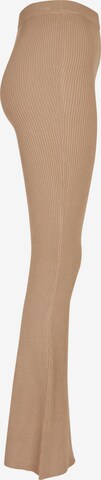 Urban Classics Flared Broek in Beige