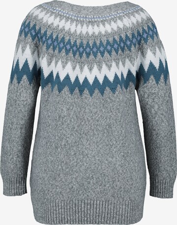 Pull-over Ulla Popken en gris