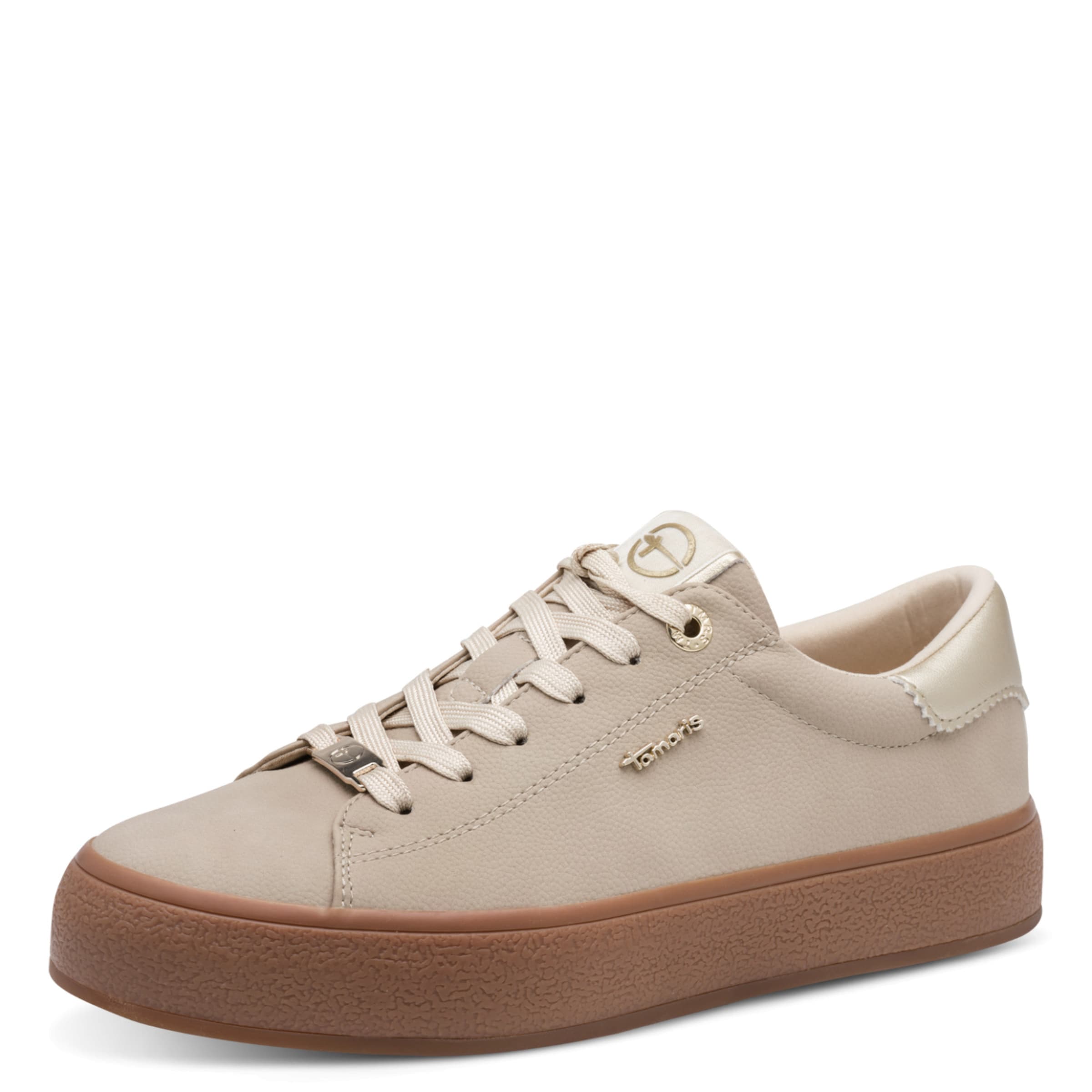 Tamaris Sneaker low i 36 i beige, Produktvisning