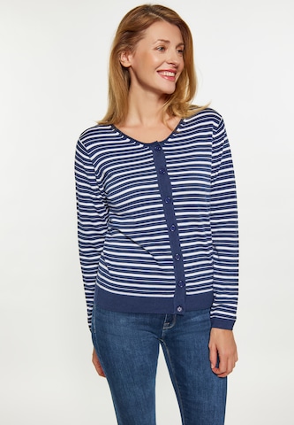 Cardigan usha BLUE LABEL en bleu : devant