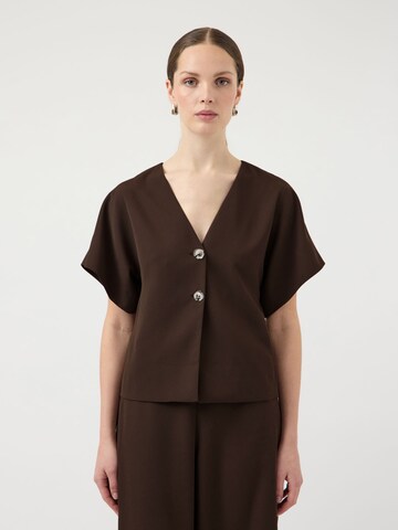 YAS - Blazer 'RANIA' en marrón: frente