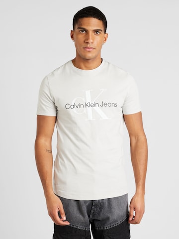 Calvin Klein Jeans Shirt in Grijs: voorkant