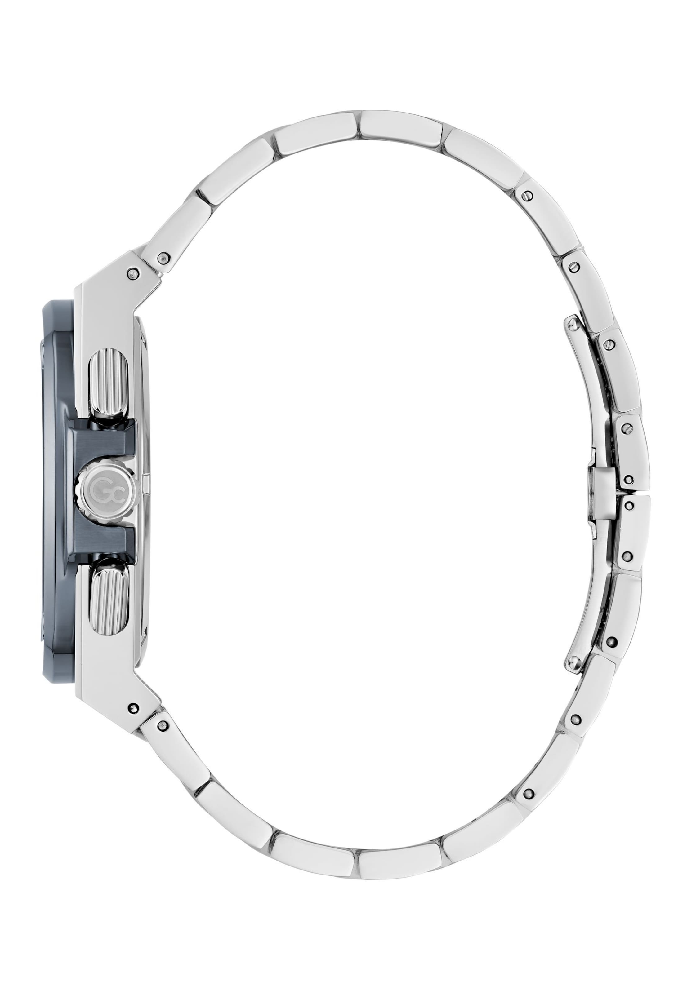 Gc Analog Watch 'Coussin' in Silver