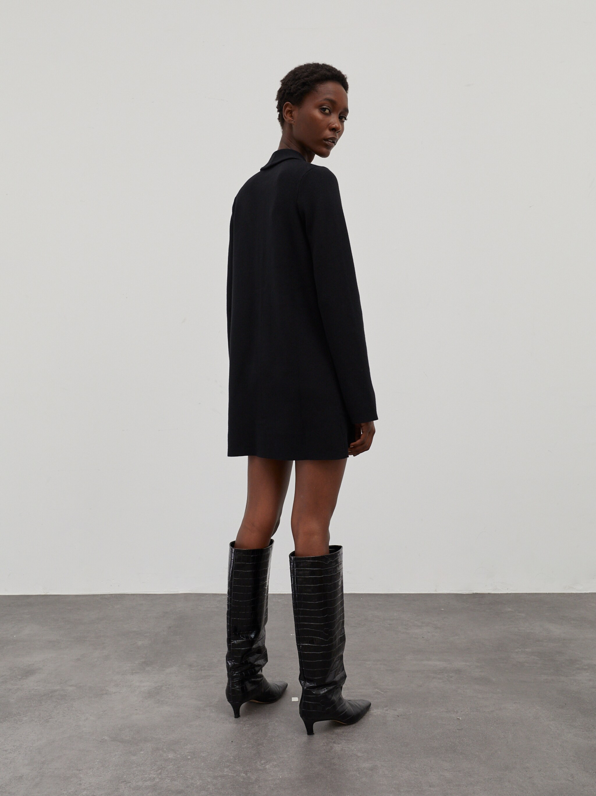 EDITED Produits Robes en maille 'Myah' noir