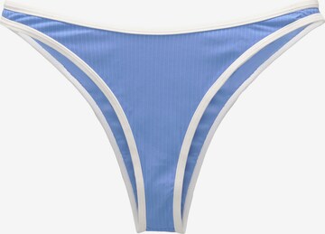 Bas de bikini Pull&Bear en bleu : devant