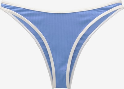 Slip costum de baie Pull&Bear pe albastru deschis / alb, Vizualizare produs