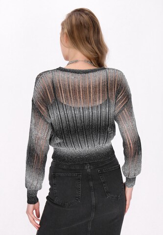 myMo ROCKS Trui 'Comfy' in Zwart