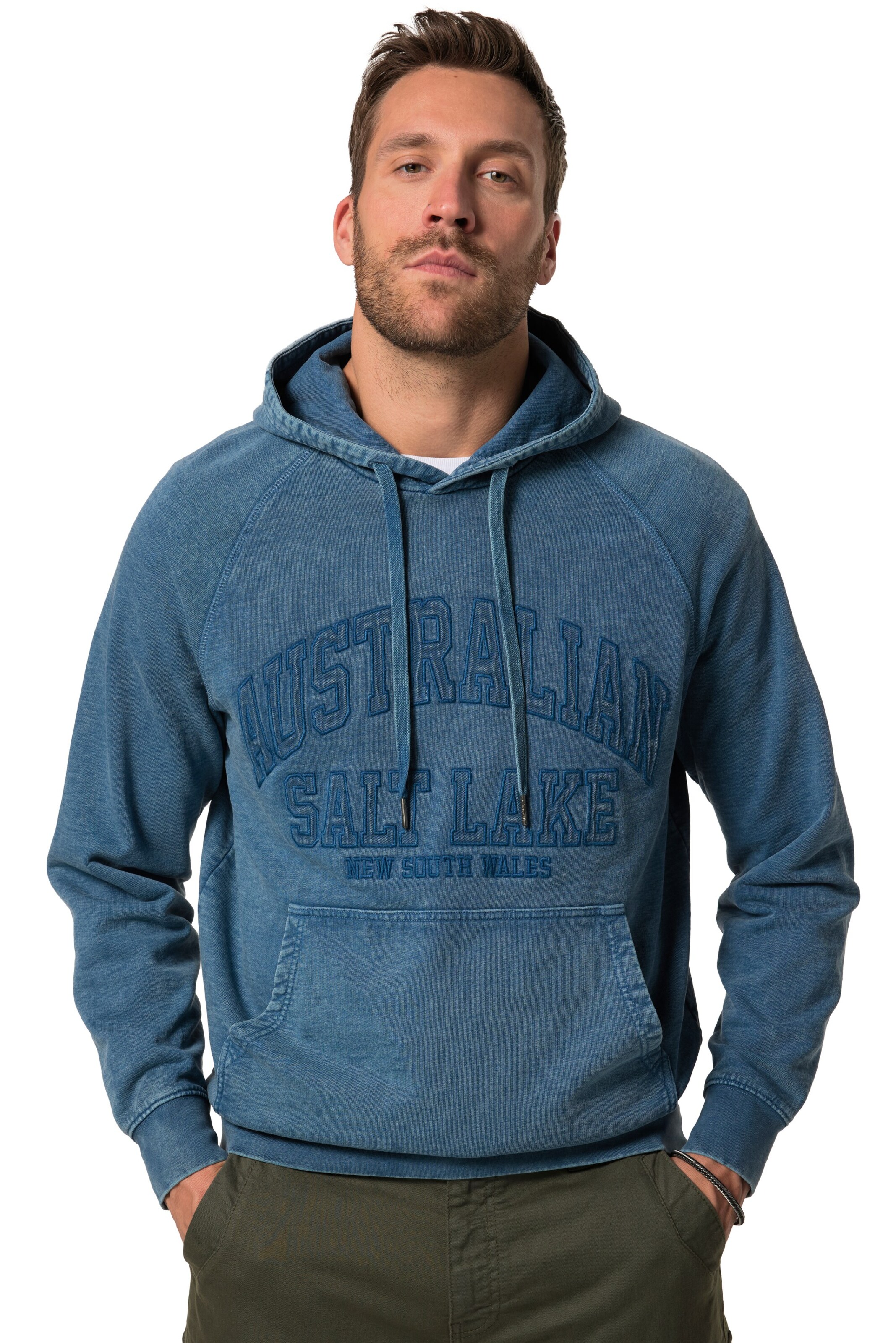 JP1880 Sweatshirt in Blau: Vorderseite