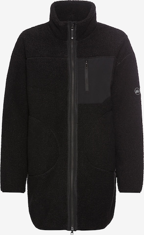 POLARINO Fleecejacke in Schwarz: Vorderseite