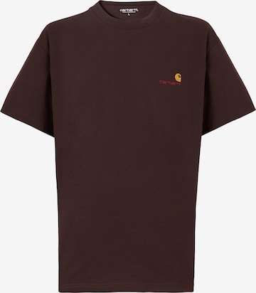 Carhartt WIP Särk 'American Script', värv pruun: eest vaates