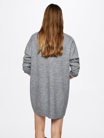 MANGO Knitted dress 'TALDORA' in Grey