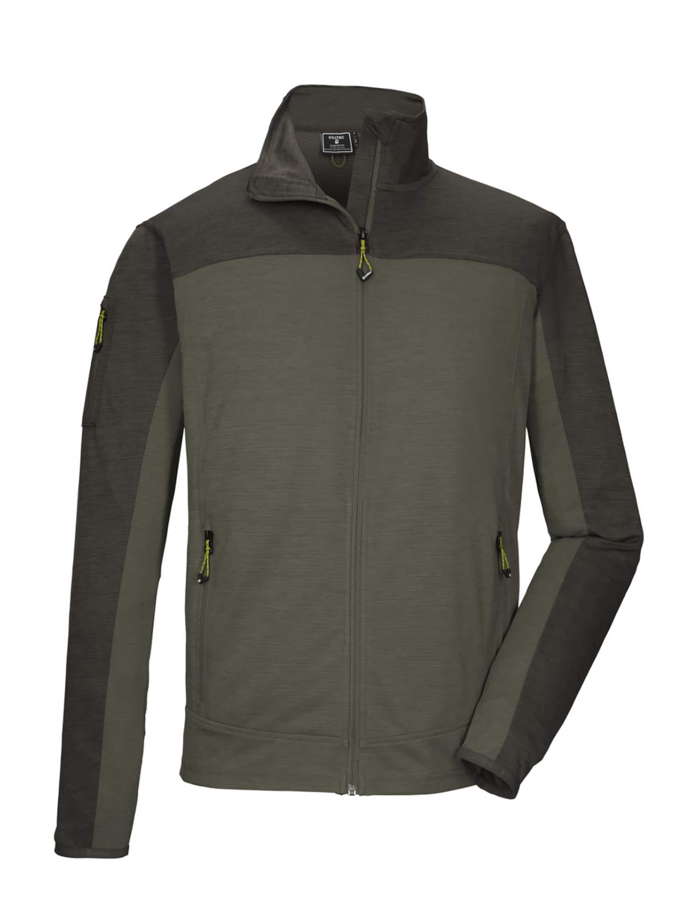 KILLTEC Sportjacke 'Killtec 2-In-1-Jacke KOS 42 MN FLX JCKT in Oliv'‌‌‌‌‌ in Grün: Vorderseite